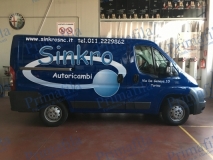 automezzi decorazione parziale wrapping torino car