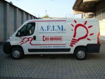 automezzi decorazione parziale wrapping torino car